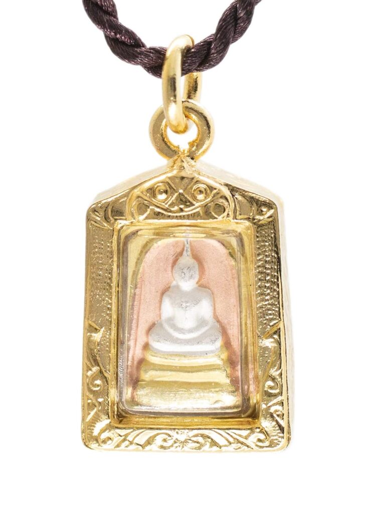 Artschatz Phra Somdej Buddha Fortune Good Luck Thai Amulet Pendant